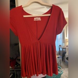 Urban Outfitters red top